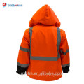 Construção de inverno Hi Vis Workwear Vest Ansi Classe 3 alta visibilidade amarela segurança reflexiva Jacket